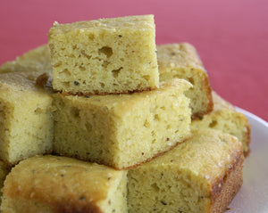 Corn-Free sweet "Cornbread" Mix - low carb, keto, gluten free, sugar free - Kawaii Treats and Eats. All natural ingredients, gluten free cake mix, low carb cake mix, nut-free cake mix, sugar free cake mix, grain free cake mix, diabetic-friendly dessert. keto dessert, gluten free dessert, grain free dessert, sugar free dessert. minority & woman owned.